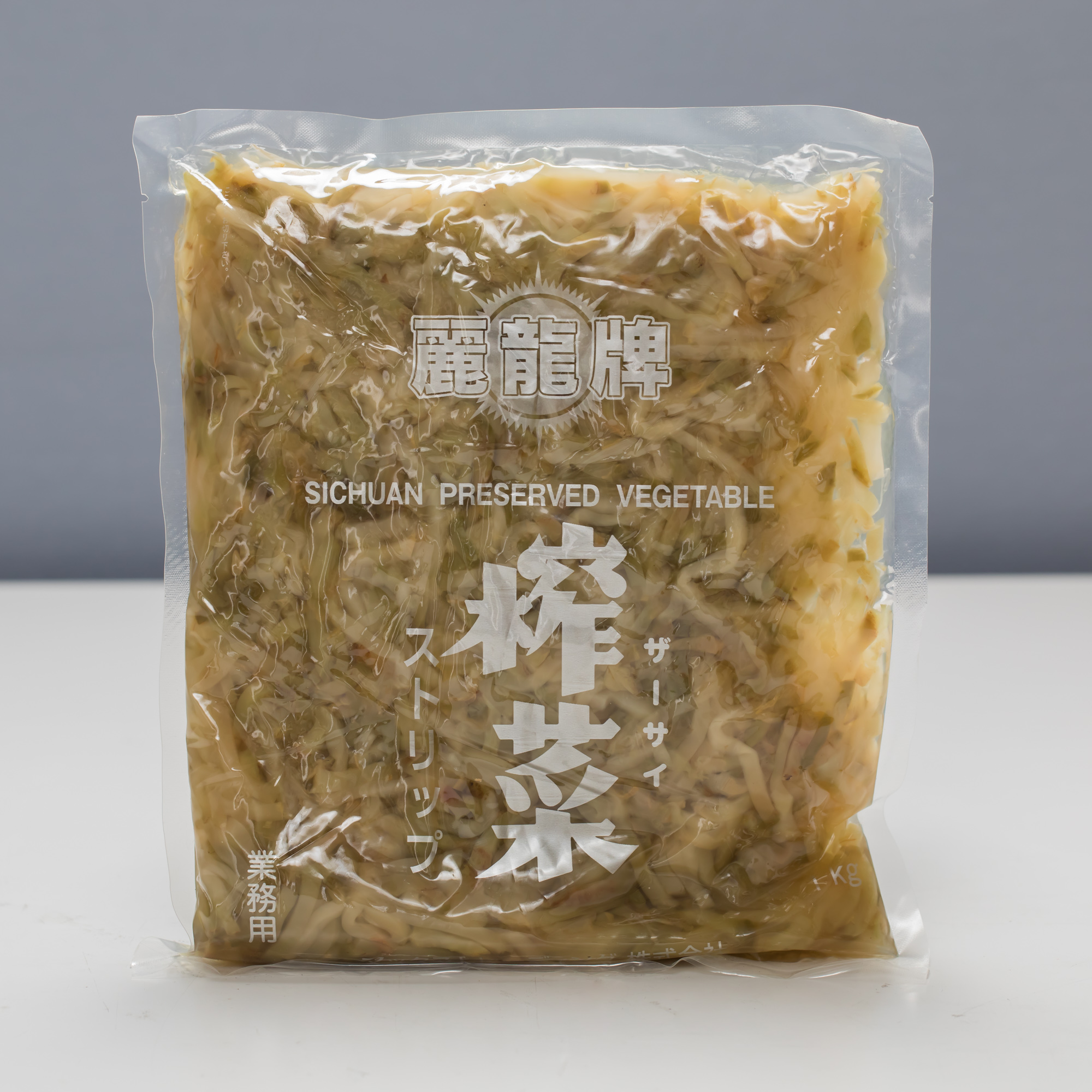 麗龍　搾菜ストリップ　1kg袋